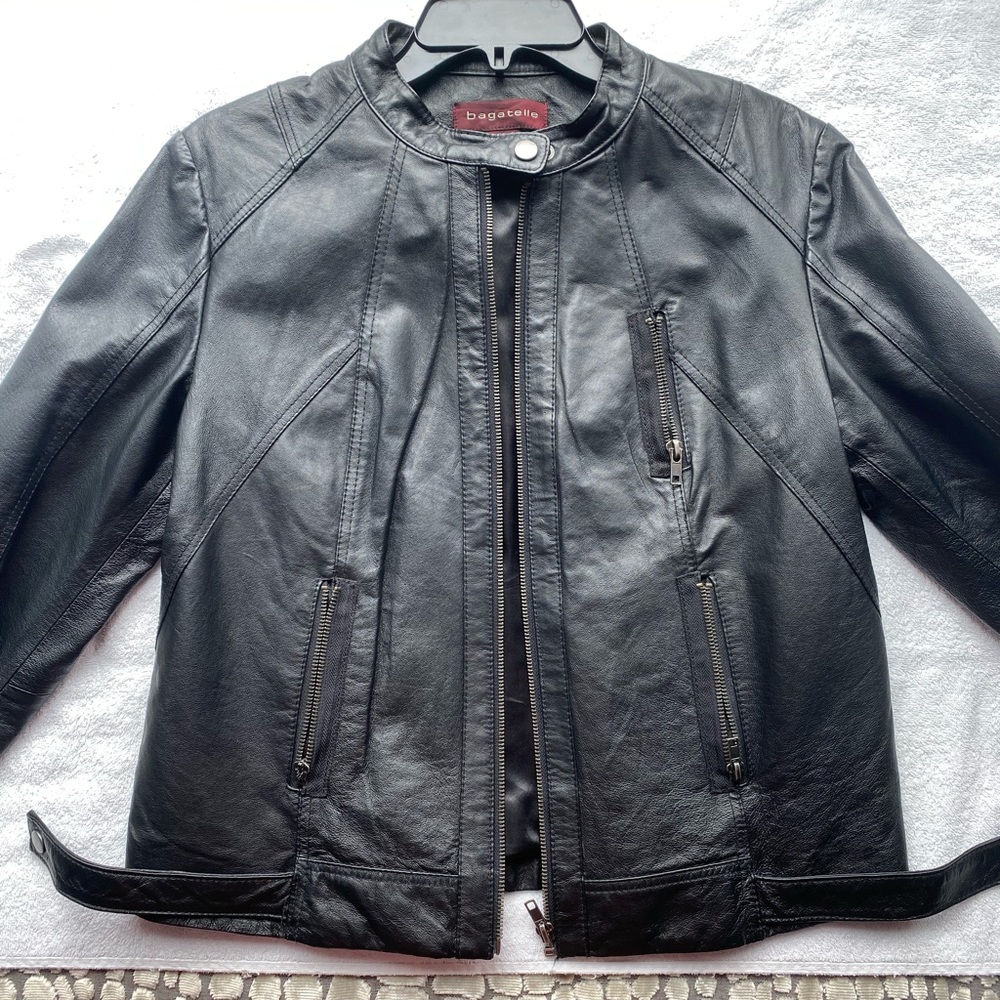 Bagatelle genuine leather jeans!